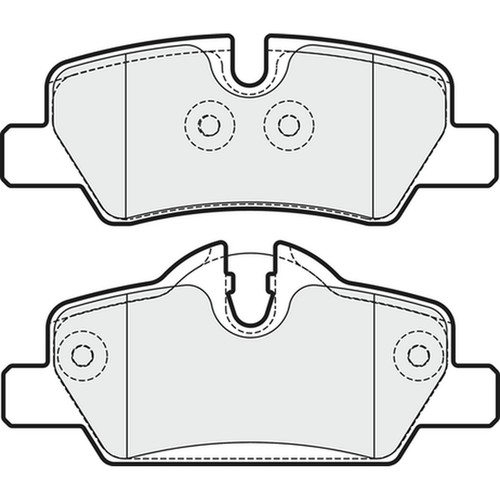 Brake pads for mini - pads, f56