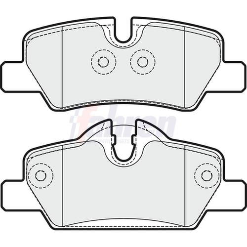 Brake pads set - brake, for