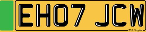 Jcw registration number plate - jcw,