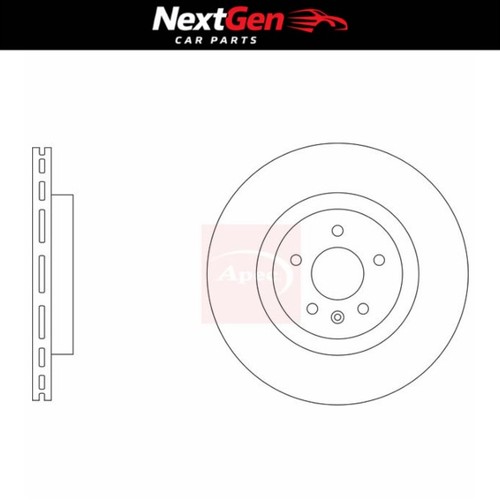 Front brake discs - discs, apec