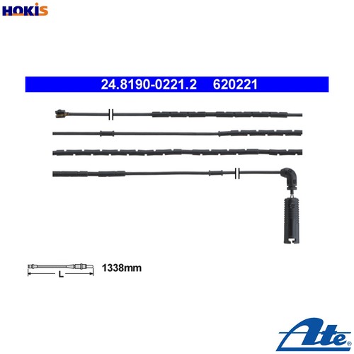 Warning contact brake pad - contact,
