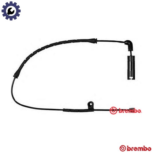Warning contact brake pad wear - warning,