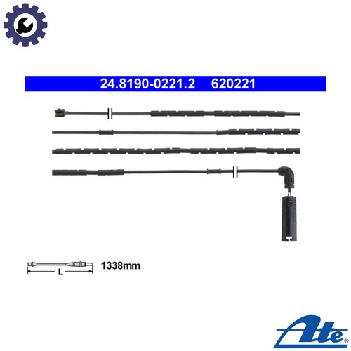 Warning contact brake pad - brake, wear