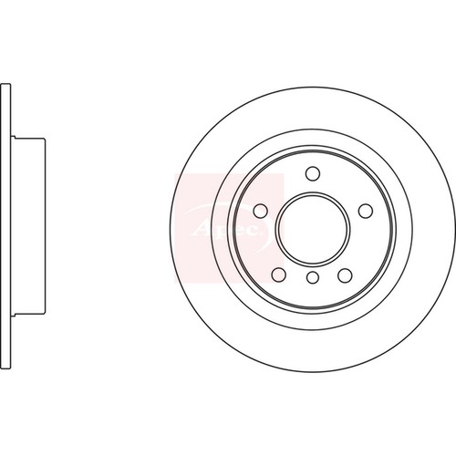 Brake discs solid - solid, for
