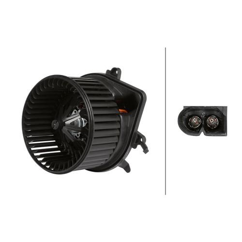 Hvac interior blower - interior, motor