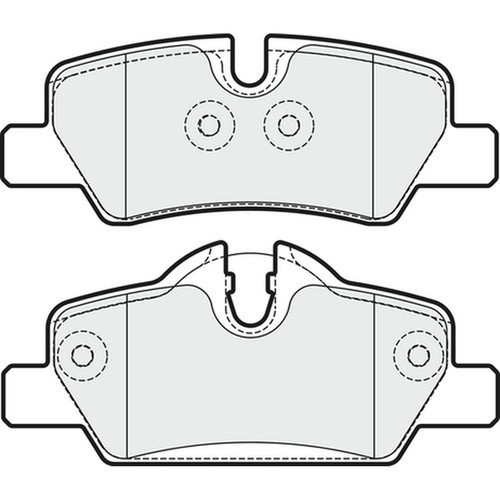 Brake pads set - jcw, gp