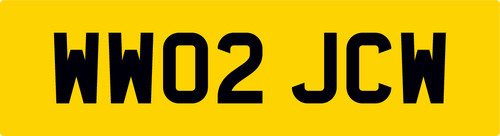 Surname theme car reg - surname,