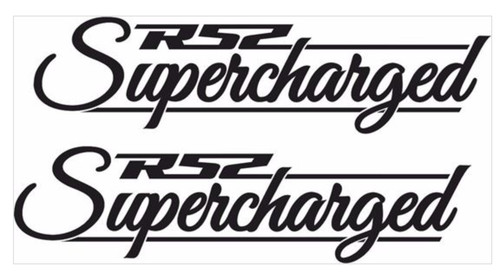 R52 supercharged badge - 2, x
