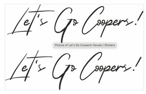 Let coopers badge - 2, let's