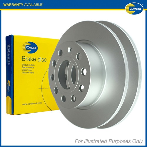 Comline rear brake discs - discs, solid